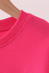 Hot Pink Santa Sequin Top