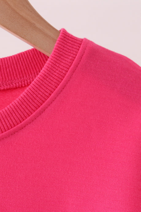 Hot Pink Santa Sequin Top