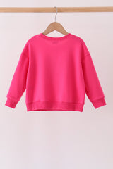 Hot Pink Santa Sequin Top