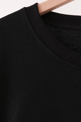 Black Santa Sequin Top