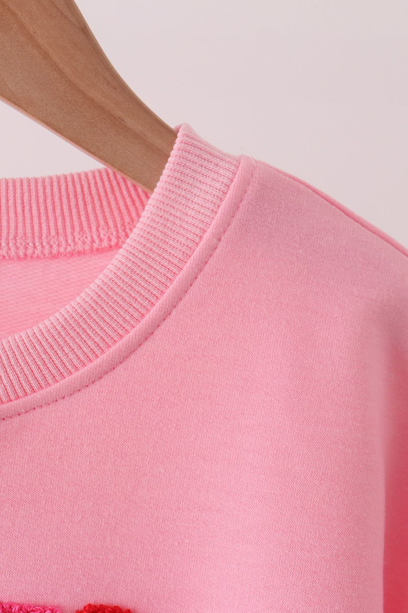 Pink Santa Baby French Knot Mom&me Top