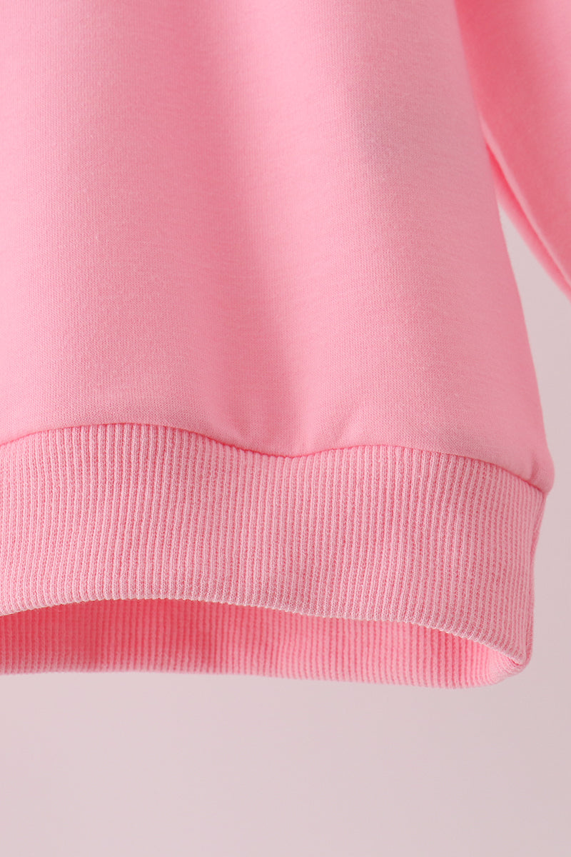 Pink Santa Baby French Knot Mom&me Top