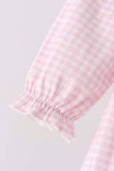 Pink Nutcracker Smocked Ruffle Bloomer Set