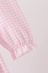 Pink Nutcracker Smocked Ruffle Dress