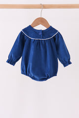 Blue corduroy Nativity Embroidery Bubble