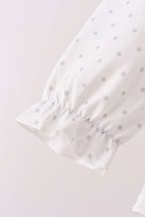 Pink Castle Applique Ruffle Pants Set