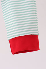 Red Farm Embroidery Pants Set
