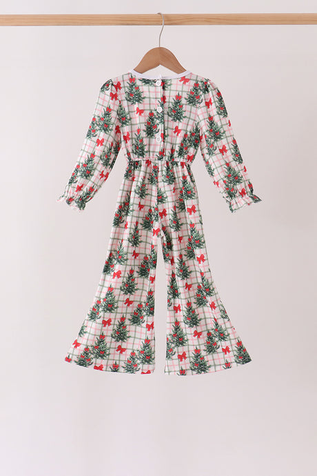 Red Velvet Ruffle jumpsuit