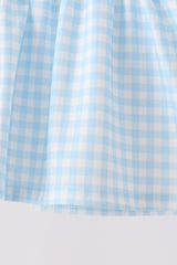 Blue Castle Embroidery Ruffle Bloomer Set