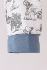 Blue Farm Pants Set
