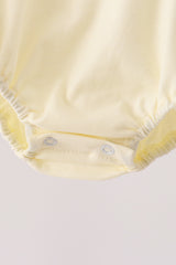 Navy&yellow farm embroidery bubble