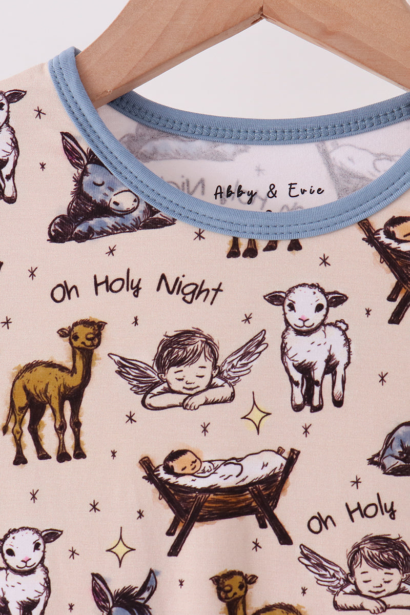 Oh Holy Night Bamboo Pajama Set