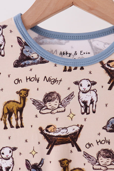 Oh Holy Night Bamboo Pajama Set
