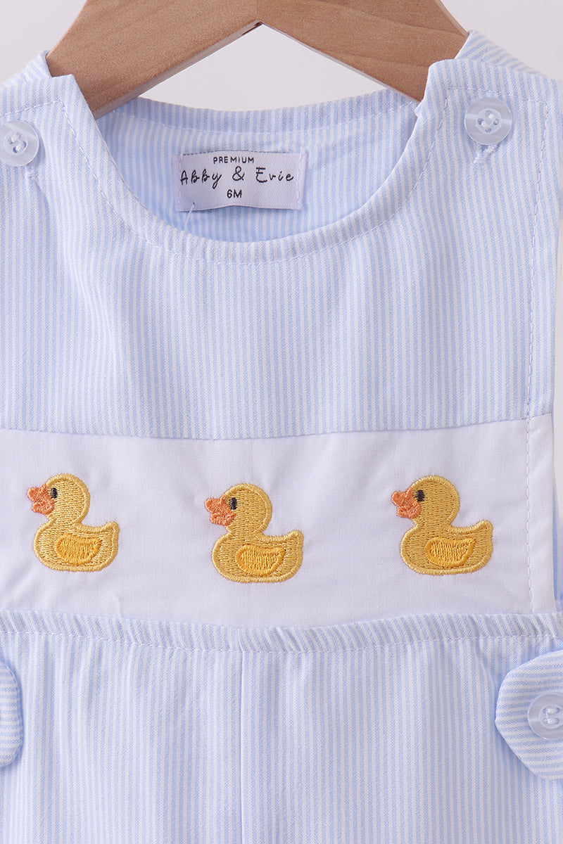 Blue duck embroidery stripe boy jonjon