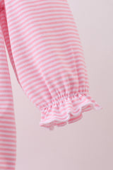 Red valentine's day heart embroidery bubble