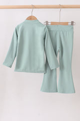 Sage active  flare pants set