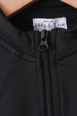 Black active  flare pants set