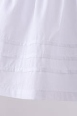 Blue bow ruffle bloomer set