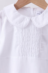 Peter pan collar shorts set