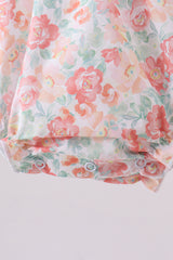 Floral Iove my mom ruffle bubble
