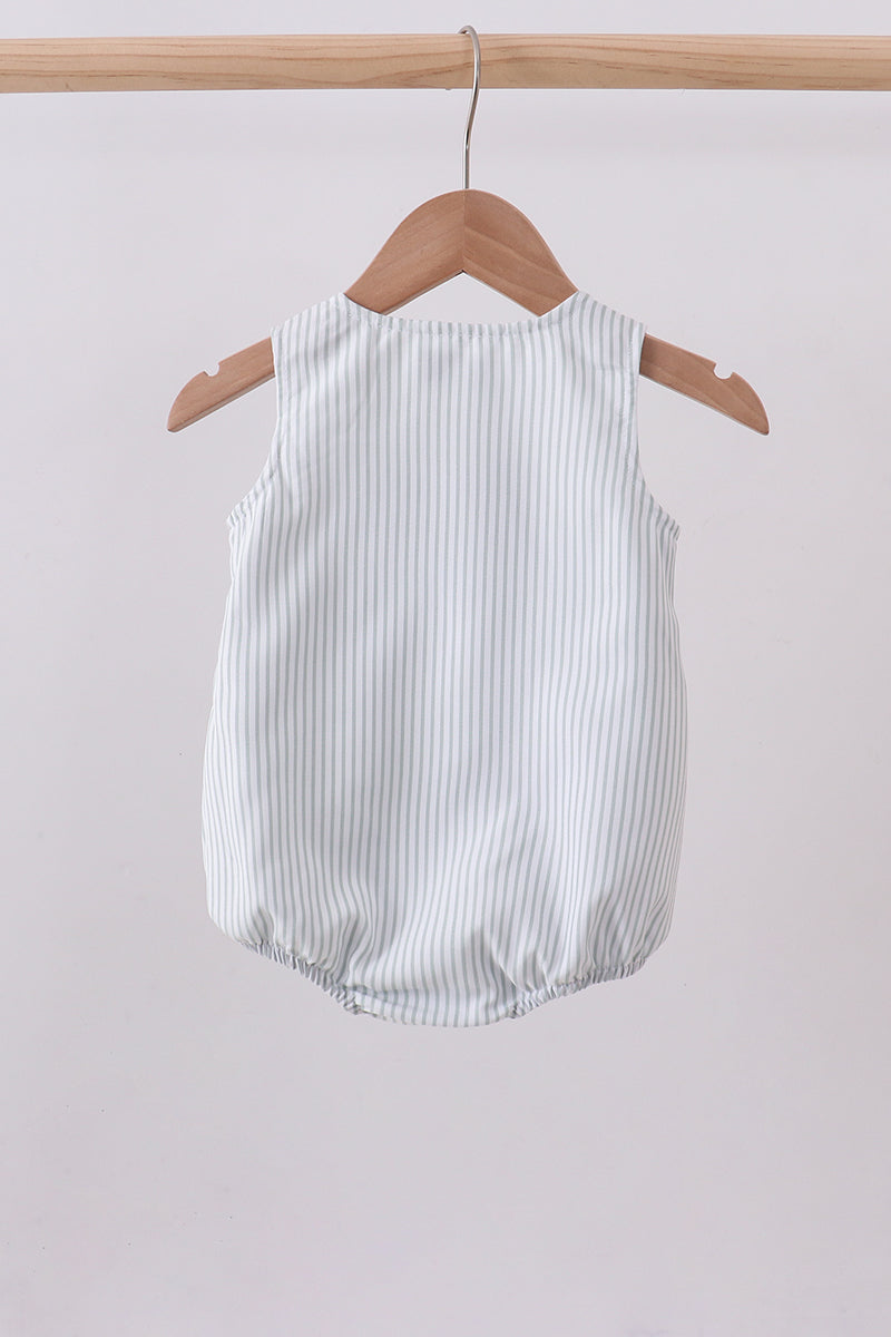 Blue stripe I love my mom bubble