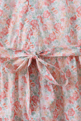 Floral romance tiered maxi dress