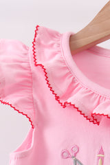 Pink Apple Embroidery Set