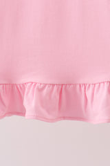 Pink Apple Ruffle Dress