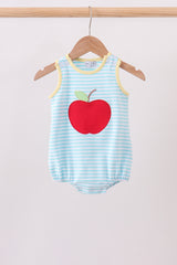 Blue Apple Embroidery Bubble