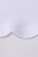 Blue Apple Applique Skorts Set