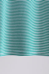 Green Stripe Polo Set