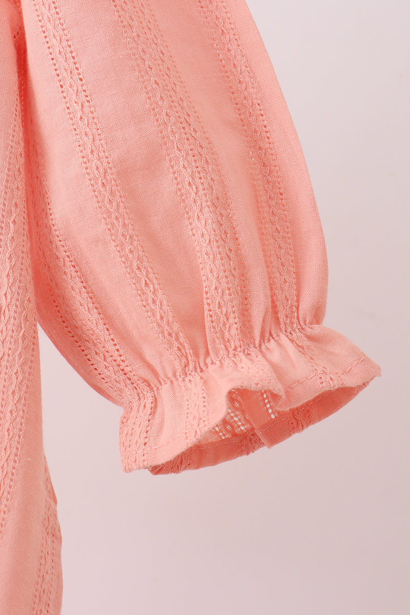 Pumpkin Jacquard embroidery pocket bubble