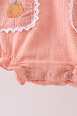 Pumpkin Jacquard embroidery pocket bubble
