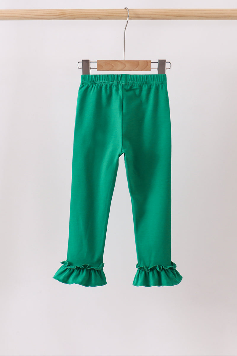 Forest ruffle pants