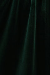 Forest velvet Ruffle Dress