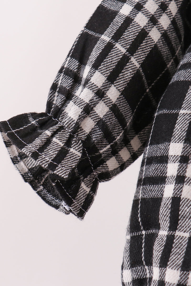 Black&white plaid bubble