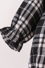 Black&white plaid bubble