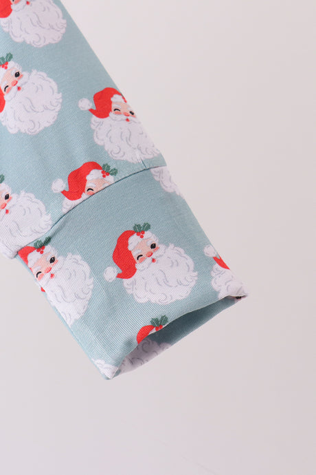 Sage santa claus bamboo romper