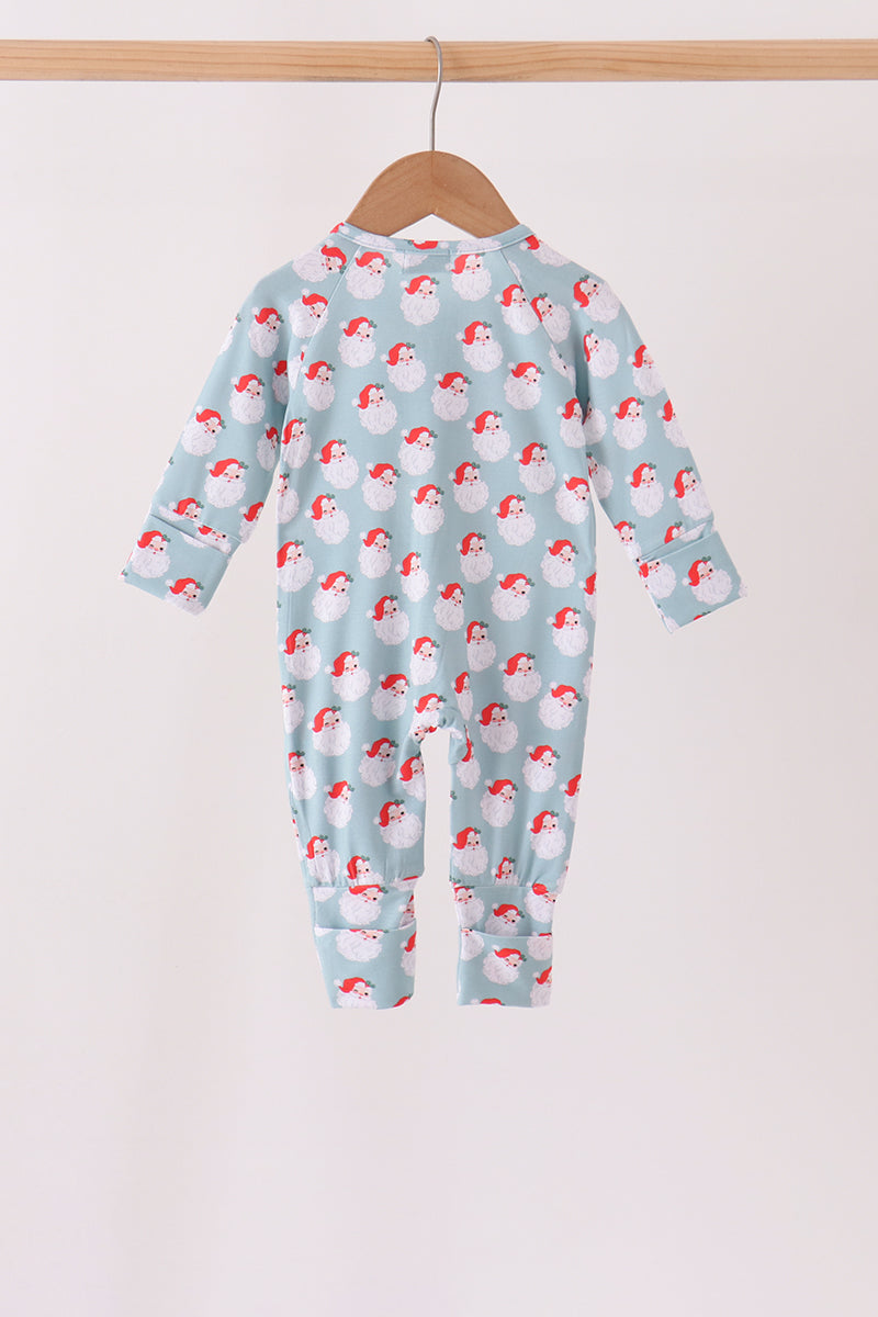 Sage santa claus bamboo romper