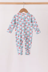 Sage santa claus bamboo romper