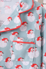 Sage santa claus bamboo pants set
