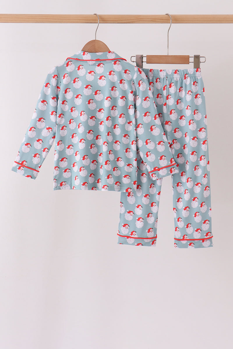 Sage santa claus bamboo pants set