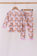 Pink milk cookie holly bamboo pajama set