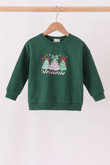 Forest christmas tree sweatshirt