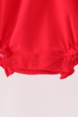 Red christmas tree embroidery bubble