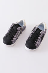 Dark star glitter sneaker (toddler to big kids)