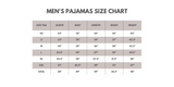 Blue santa claus bamboo dad pajamas set