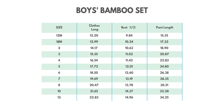 Green Mallard Bamboo Pants Set