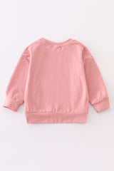 Pink thanksgiving girl top