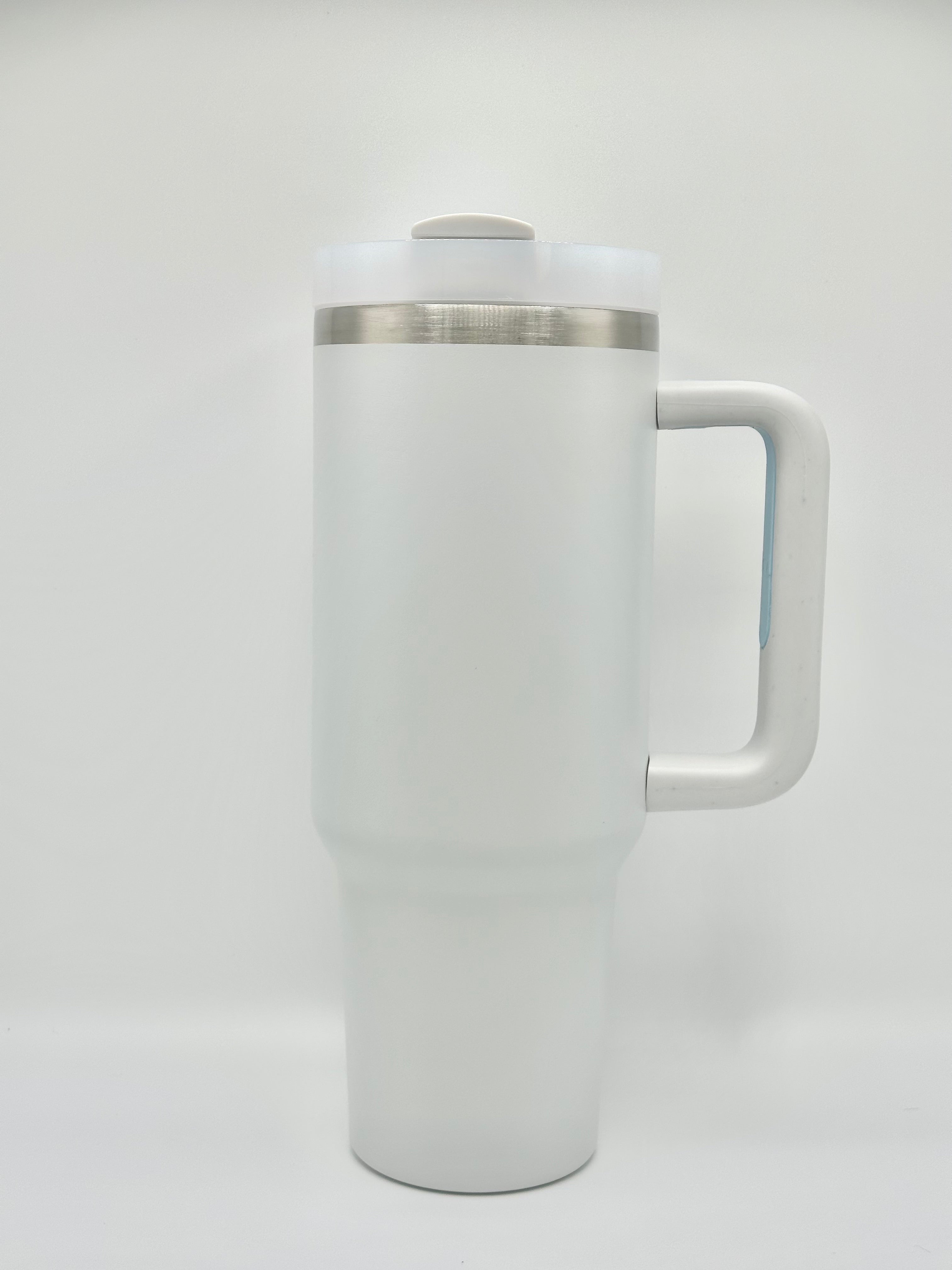 Dropship 40 Oz Tumbler With Handle And Straw Lid; Insulated Cup